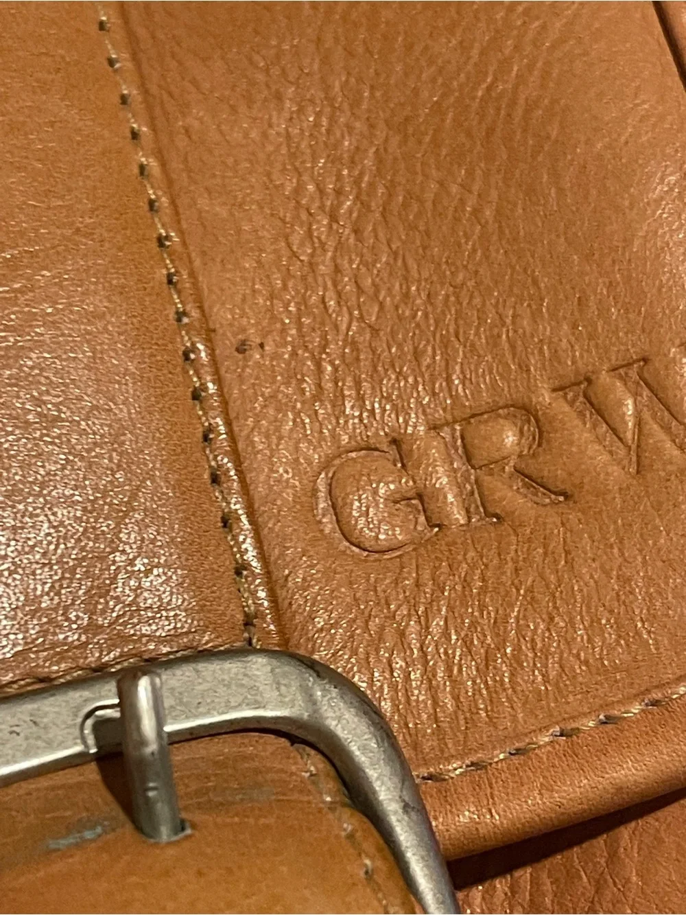 Leather Messenger/Satchel/Briefcase Bag - Tan Piel Brand Northern Tier Scouts